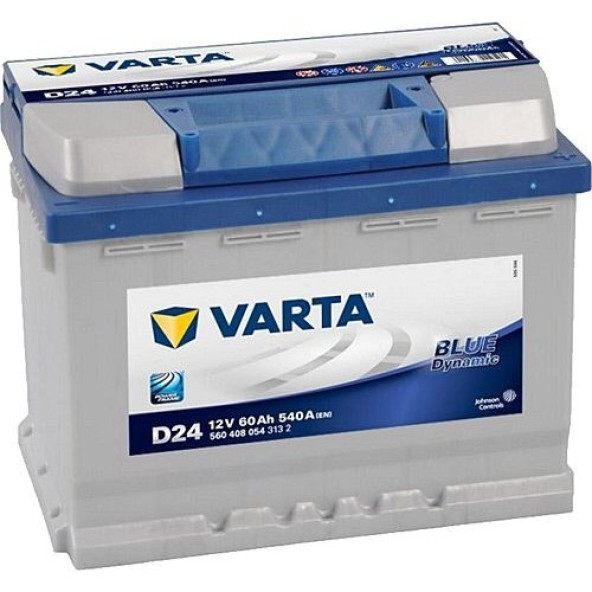D24 Blue Dynamic 12 V 60 Ah 540 A EN  VARTA AKÜ  Ü.T TEMMUZ   2025