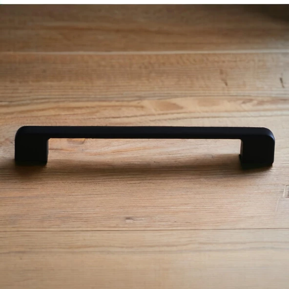 Arel Kulp Mobilya Mutfak Dolabı Çekmece Dolap Kulpları Kapak Kulpu Kulbu Siyah 224 mm Metal - Resim 8