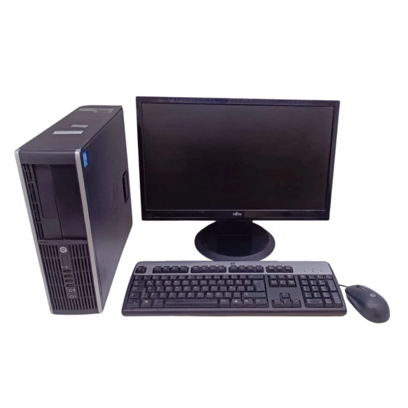 Hp 2.El Pc 8200 (Yatay) İ5 2.Nesil 8Gb Ddr3 (Sıfır 120Gb Ssd) O/B Vga 20" Lcd Monitör