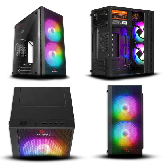 Gaming Pc intel i3 4160 (4.Nesil) 8Gb Ddr3 256Gb M2 Nvme 4Gb R7 240 21.5" Oyun Bilgisayarı - Resim 2