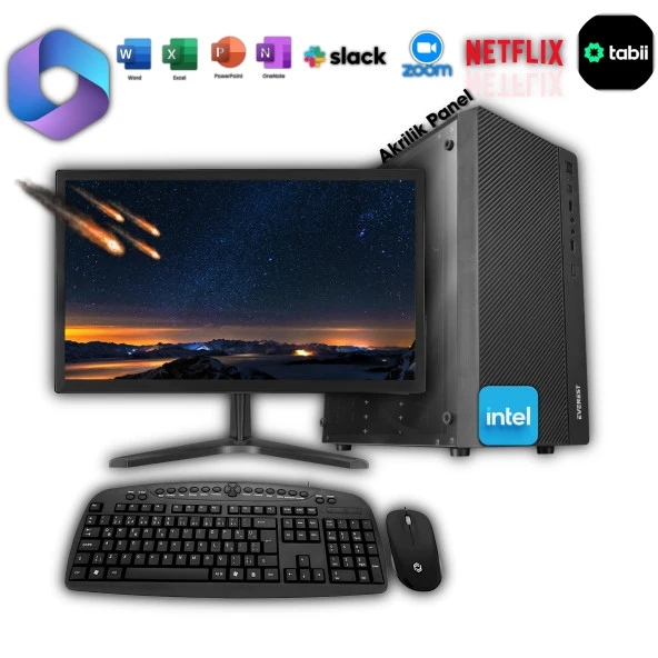 Avantron Evo1057 İ7 4.Nesil 8Gb Ram 128Gb Ssd "18.5 Masaüstü Bilgisayar