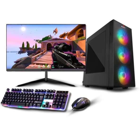Avantron Gmx1002 İ5 10.Nesil 10400F 8Gb Ddr4 256Gb M2 Nvme 4Gb Gt740 "21.5 Oyun Bilgisayarı