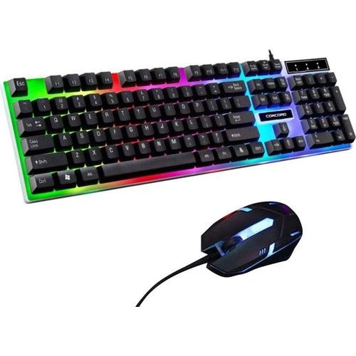 Concord Klavye Set C-56 Gamıng Q Tr Raınbow Kit ürün görseli