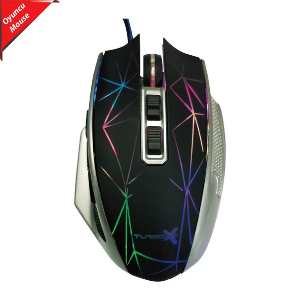 Turbox Mouse Tr-M5 2400 Dpı Kablolu Gamıng Rgb Işıklı
