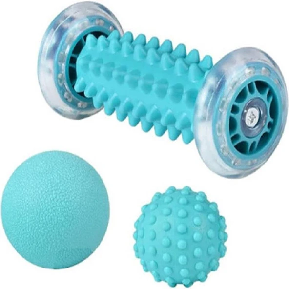 Duyu & Dikenli Top  Ayak Masaj Roller Seti - 2