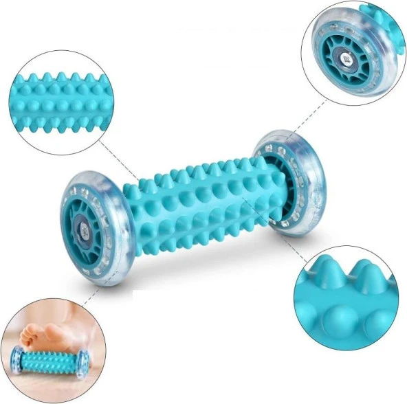 Duyu & Dikenli Top  Ayak Masaj Roller Seti - 4
