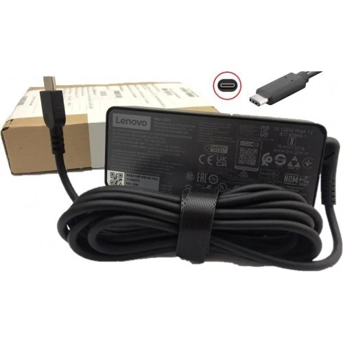 Lenovo Adaptör 20V 3.25A 65W Orjinal Kutulu Type C 4X20M26272