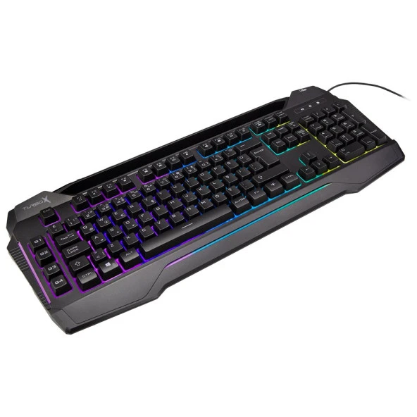 Turbox Klavye Gıantpeak Usb Kablolu Sese Duyarlı Rgb Işıklı Makro Gamıng - 2