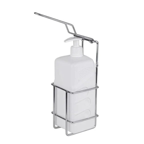 Dezenfektan Aparatı Çelik ve 1 Lt Şişe Krom Eg-301