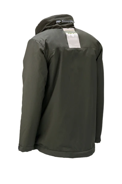 Erkek Dik Yaka içi Polarlı Haki Mont - 2