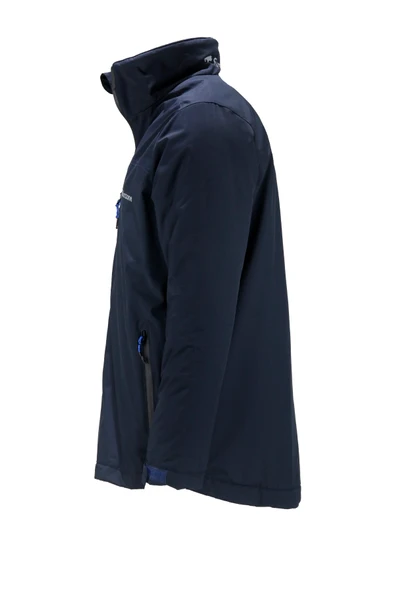 Erkek Dik Yaka içi Polarlı Lacivert Mont - 3