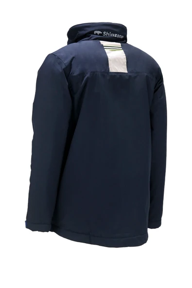 Erkek Dik Yaka içi Polarlı Lacivert Mont - 2