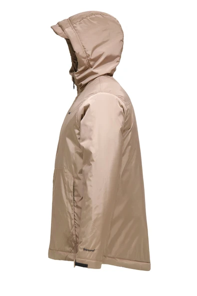 Erkek Kapitone Kapüşonlu Bej Mont - 2