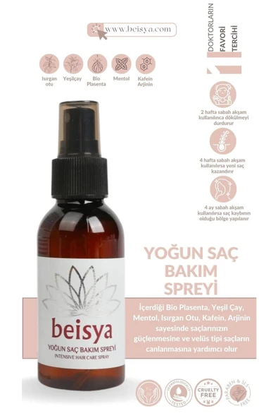 Beisya Yoğun Saç Bakım Spreyi 100 ml ürün görseli