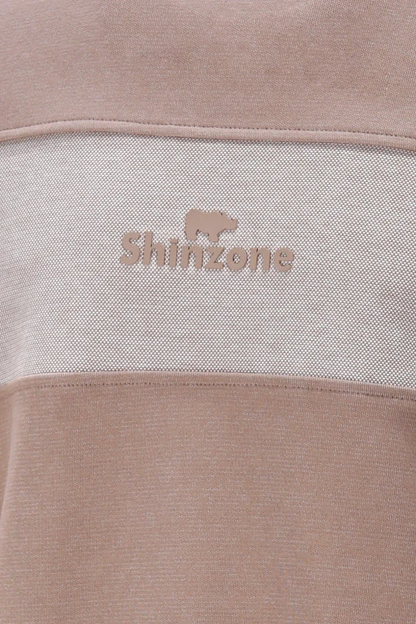 Erkek Standart Fit Bisiklet Yaka Baskılı Pamuklu Sütlü Kahve Sweatshirt - 3