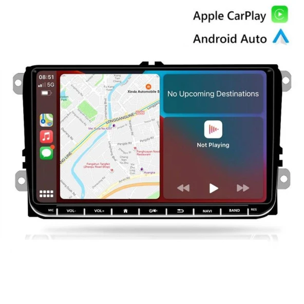 Primat 9inç Android Carplay Araba Multimedya VW/Volkswagen-M7004