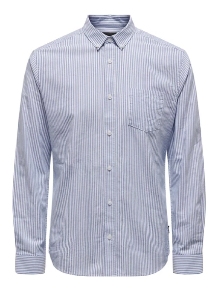 ONLY&SONS Erkek Çizgili Gömlek 22027766 - 6