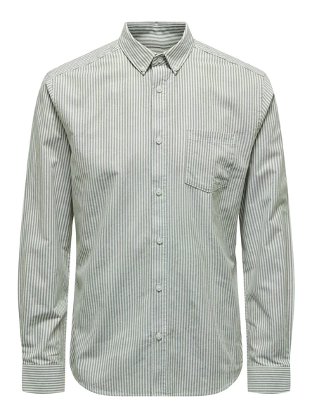 ONLY&SONS Erkek Çizgili Gömlek 22027766 - 6