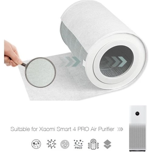 Purmed 10 Adet Xiaomi Air Purifier 1 / 2 / 3 / Pro Için Toz Tutucu Ön Filtre