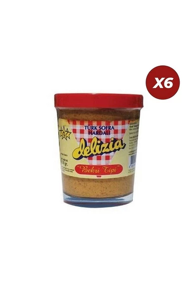 Delizia Bekri Tipi Hardal 150 Gr 6 Adet