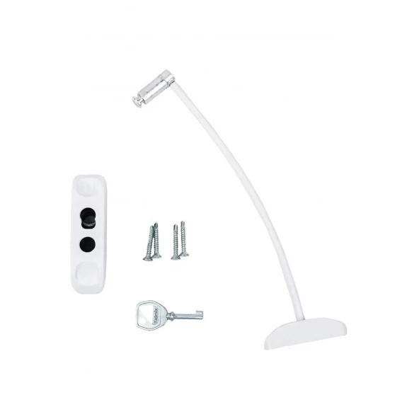 Çelik Halatlı Pencere Emniyet Hırsız Çocuk Kilidi 1 ADET