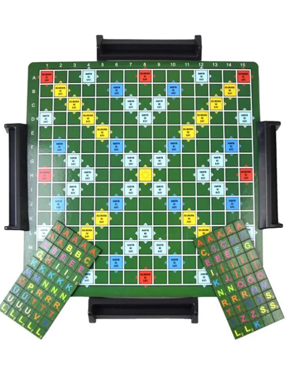 Ahşap Kelime Türetme Oyunu Büyük Boy ( 32,5x32,5 Cm ) - 2