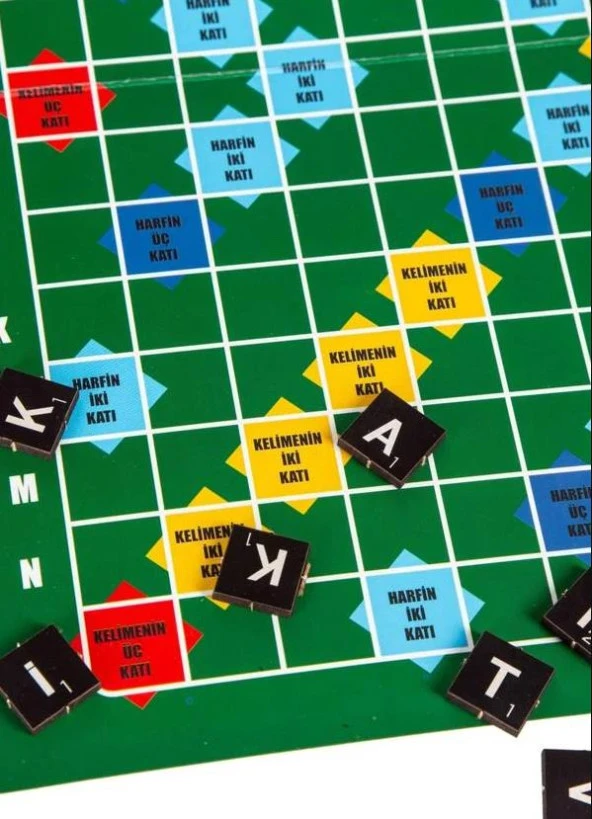 Ahşap Kelime Türetme Oyunu Büyük Boy ( 32,5x32,5 Cm ) - 4