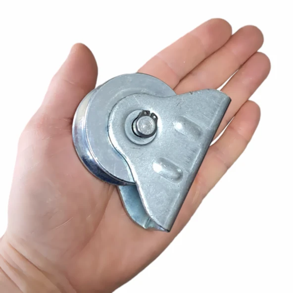 Aletçantam 60mm Bilyalı Rulmanlı Kepli Makara Sürgülü Kapı Ray Tekeri - 3