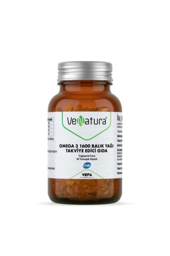 Venatura Omega-3 1600 Mg 30 Kapsül