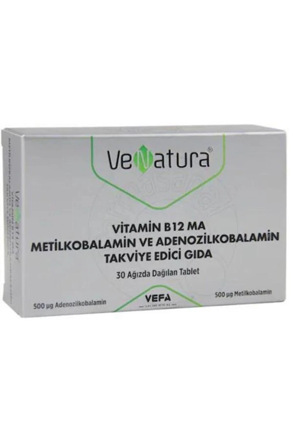 Venatura Vitamin B12 Ma 30 Ağızda Dağılan Tablet