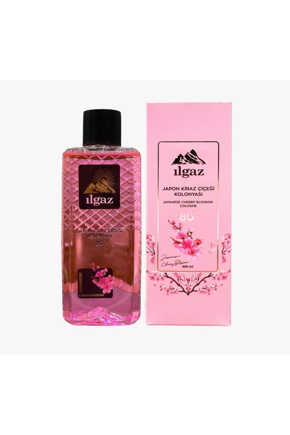 Elegance Series Japon Kiraz Çiçeği Kolonyası 400 ml 80 Derece Eau De Cologne