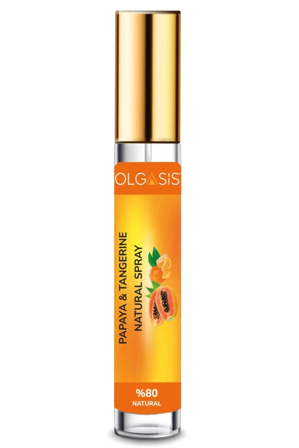 Papaya & Tangerıne Natural Spray %80 Natural Pen Parfume Papaya & Mandalina Kalem Parfüm 35 Ml