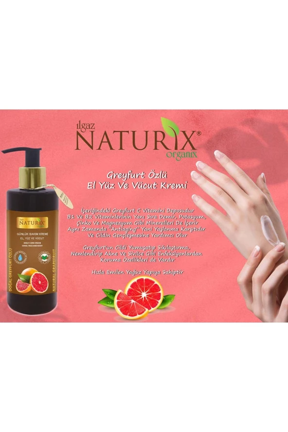 10 Adet Yaşlanma Karşıtı C Vitmanli El Yüz Vücut Kremi Greyfurt Meyve Özlü Nem Losyonu - 3