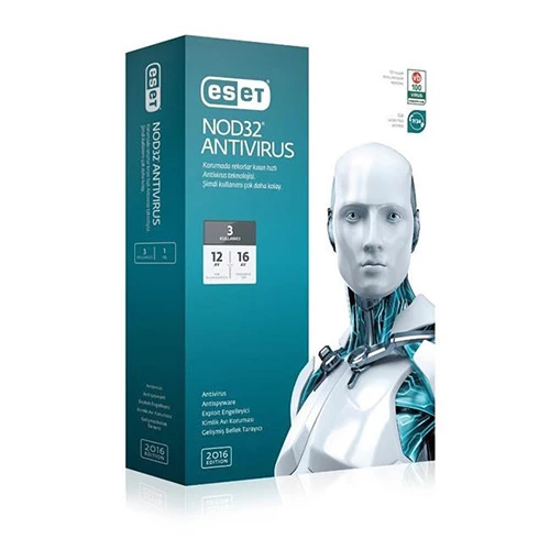 ESET Antivirüs V10 Türkçe 3 Kullanıcı 1 Yıl Box