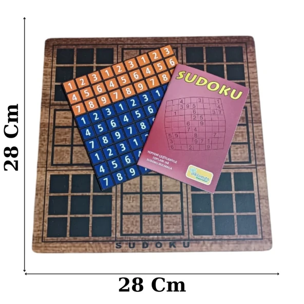 Sudoku (Ahşap) Zeka Ve Strateji Oyunu (28Cmx28Cm)