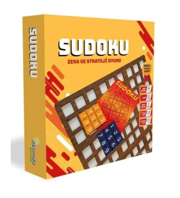 Sudoku (Ahşap) Zeka Ve Strateji Oyunu