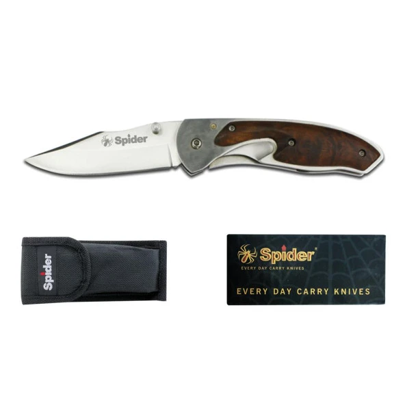 Spider Paslanmaz Bel Klipsli Çakı SL191SPW