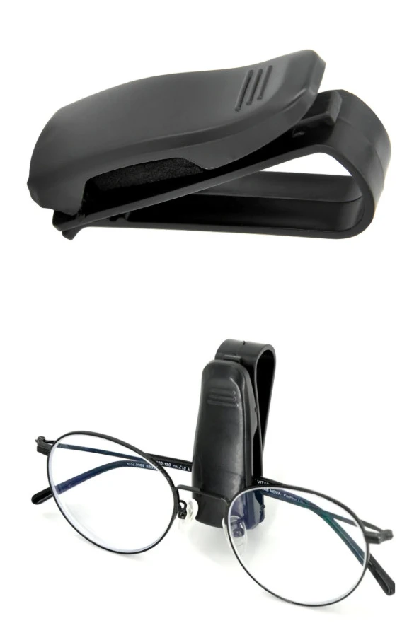 2li Set Araç Park Telefon Numaratörü Güneşlik Kartlıklı Gözlük Tutucu Aparatı Parkmatik Aç Kapa - 8