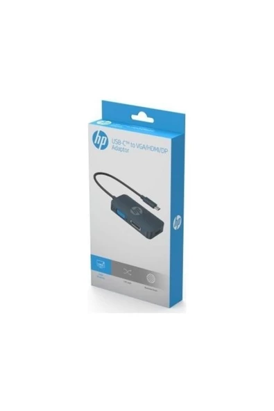 Hp DHC-CT200  USB C To Hdmı+Vga+Dp Dönüştürücü Adaptör