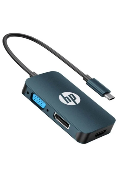 Hp DHC-CT200  USB C To Hdmı+Vga+Dp Dönüştürücü Adaptör - 3