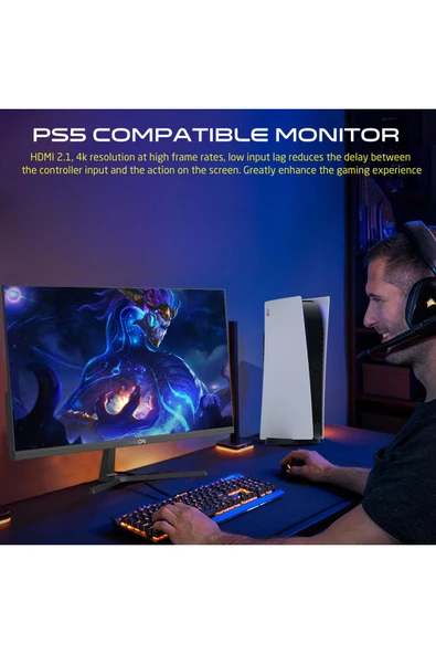 GAMEON 28" IPS 4K UHD 144Hz 2.1 HDMI Siyah Oyuncu Monitörü - 6