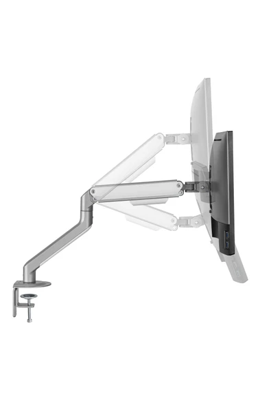 Twisted Minds TM-63-C06 Mekanik Amortisör Düz/Kavisli Ekran 17"-32" Max 9 Kg Tek Monitör Kolu - 3