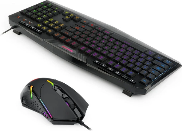 Redragon S101-5 Oyuncu RGB Klavye + Mouse K503RGB + M601RGB - 2