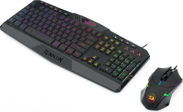 Redragon S101-5 Oyuncu RGB Klavye + Mouse K503RGB + M601RGB - 3