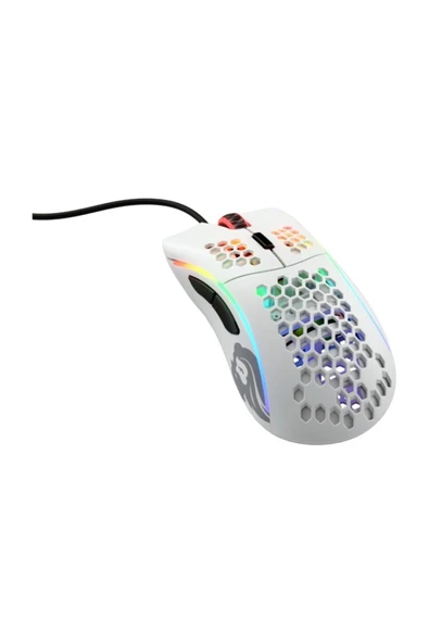 Glorious Model D Kablolu Mat Beyaz Rgb Oyuncu Mouse 69gr ürün görseli 1