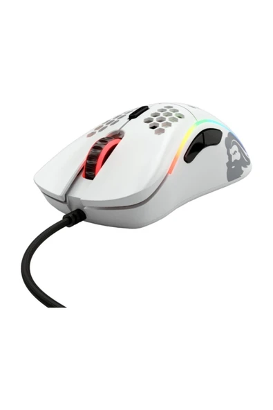 Glorious Model D Kablolu Mat Beyaz Rgb Oyuncu Mouse 69gr - Resim 5