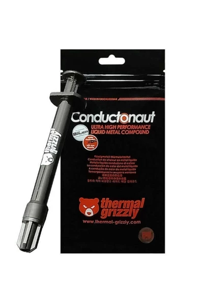 Thermal Grizzly Conductonaut Likit Metal 1gr 73w Yüksek Performanslı