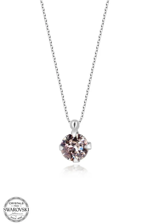 Swarovski Crystal Kadın Büyük SS Gümüş Kolye - 2