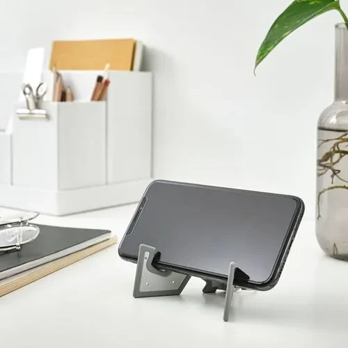 IKEA YUPPIENALLE telefon tablet standı Tutucu Anahtarlık gri 8x4 cm - 2