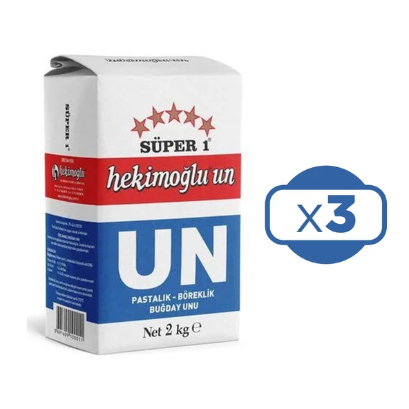 Hekimoğlu Un 2 kg 3 lü - 2
